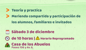 CAMBIO DE HORARIO DEL CIERRE DEL TALLER DE TAI CHI CHUAN Y CHI KUNG DE LA CASA DE LOS ABUELOS